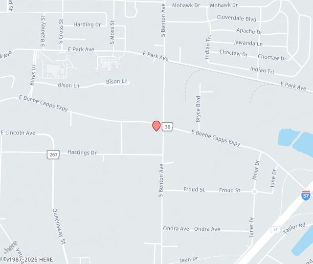 Location Map: 1905 East Beebe Capps Expressway Searcy, Arkansas 72143